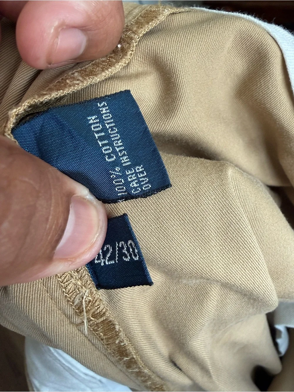 Vintage Polo Ralph Lauren Andrew Pant Double Pleated Men's Sz. 42x30 Chino Pants